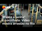 Arrastão no Rio: Vídeo mostra criminosos ameaçando e dando coronhada em passageiro de BRT