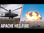 Troops blast targets with £50m Apache in huge show of force on Putin’s doorstep