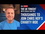 Thousand of cyclists to take part in Sir Chris Hoy's Tour De 4 ride