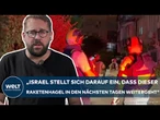 KRIEG IN NAHOST: Israels Armee meldet erneut massiven Raketenbeschuss aus dem Iran