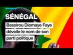 Au Sénégal, le président Diomaye Faye lance son propre parti politique • FRANCE 24