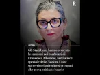 Gli Usa revocano le sanzioni nei confronti di Francesca Albanese