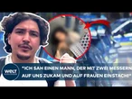SCHOCK IN PARIS: Blutbad auf offener Straße! Mann sticht mit zwei Messern auf Frauen ein!