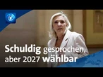 Marie Le Pen verurteilt, doch sie darf zur Wahl in Frankreich antreten