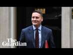 Health secretary Wes Streeting gives speech on future of health and social care – watch live