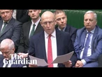 John Healey delivers resignation speech in Parliament - watch live