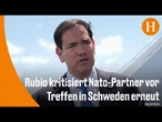 Nato-Außenminister tagen in Schweden