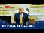Trump speaks from Oval Office as he meets president of Philippines