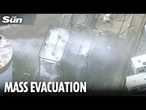 Chemical tank could ‘spill or explode’ at any second as 40,000 residents evacuated