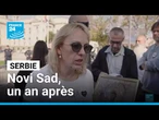 Serbie : des dizaines de milliers d'habitants commémorent l'accident de Novi Sad • FRANCE 24