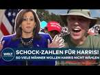 US-WAHLKAMPF: Schock-Aussagen über Kamala Harris! Darum wollen Männer keine Frau als Präsidentin