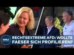 AFD-GUTACHTEN: Kritik an Faeser! "Im Alleingang und Eiltempo!" Rechtsextreme Partei verbieten?