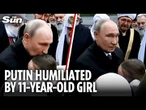 Putin SQUIRMS as Russian girl confronts tyrant about her war-wounded uncle being forced to fight