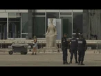 Segurança reforçada em frente ao STF, Congresso e Palácio do Planalto | AFP