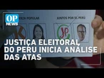 Fujimori x Sánchez: Justiça eleitoral do Peru inicia análise das atas contestadas | OP News
