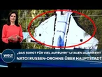 UKRAINE-KRIEG: "Das sorgt für viel Aufruhr!" Litauen alarmiert Nato! Russen-Drohne über Hauptstadt!