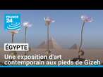 Egypte : une exposition d'art contemporain aux pieds de Gizeh • FRANCE 24