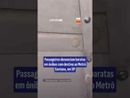 Passageiros denunciam baratas em ônibus com destino ao Metrô Santana, em SP