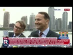 Sikorski: gratulowałem prezydentowi, że uzyskał od Trumpa zapewnienie, że nie będzie redukcji wojsk