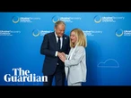 Italy's Meloni hosts Ukraine reconstruction conference – watch live