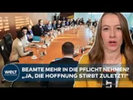 RENTEN-REFORM IN DEUTSCHLAND: Pflicht und Schuldigkeit ‒ Sollen jetzt auch Beamte bluten