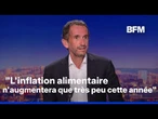 Pour Alexandre Bompard, PDG de Carrefour, "l'inflation alimentaire n'augmentera que très peu"