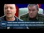 PUTINS KRIEG: "Einer seiner wenigen öffentlichen Auftritte!" Russen-General verrät neue Offensive!