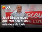 Dirceu revela que foi convocado por Lula para considerar candidatura na Câmara em 2026