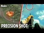 Ukrainian troops down Russian drones with rifles and FPVs
