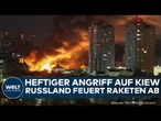 PUTINS KRIEG: Erneuter Angriff auf Ukraine! Russland feuert Raketen und Drohnen ab