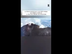 L'Etna si risveglia e l'allerta passa da "verde" a "giallo": il volo del drone sull'eruzione