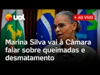 Marina Silva fala ao vivo em comissão da Câmara sobre queimadas, desmatamento e mais; assista