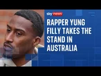 Influencer and rapper Yung Filly takes the stand in sexual assault trial