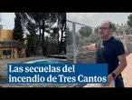 Así ha quedado Tres Cantos tras el incendio que ha dejado una víctima mortal