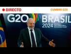 G20  EN DIRECTO: LAS ECONOMÍAS MÁS PODEROSAS SE VEN EN BRASIL y DEBATEN SOBRE POBREZA E IMPUESTOS