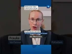 Frauke Brosius-Gersdorf zur Diskussion über Leihmutterschaft #shorts #tagesschau #spahn