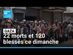 À Gaza, au moins 22 morts et plus de 120 blessés dans des nouveaux tirs israéliens • FRANCE 24