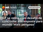 G7 se reúne com discordâncias em vários assuntos e declaração final unânime é difícil | Sanches
