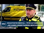 RAUBÜBERFALL AUF GELDTRANSPORTER: Mitten in Berlin – "Täter sind sehr skrupellos vorgegangen"