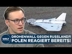 PUTINS KRIEG: Drohnenwall gegen Russland?! Polen reagiert bereits! Abwehrplan in Gang gesetzt