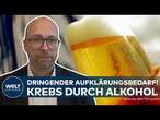 ALKOHOL IN DEUTSCHLAND: Unterschätzte Gefahr? Ärztekammer fordert Warnhinweise durch Schockbilder