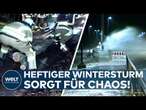 WETTER: Wintersturm über West- und Norddeutschland! Verkehr vielerorts lahmgelegt!