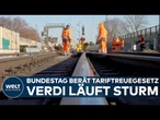 STREIT UM TARIFTREUEGESETZ: Verdi läuft gegen hohe Schwelle Sturm