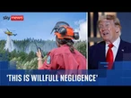 Trump blames Canada as US 'invaded by filthy air' from wildfires that could impact World Cup final