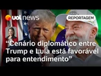 Cenário entre Lula e Trump está mais favorável a um entendimento do que discussão | Daniela Lima