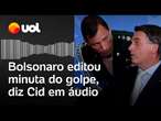 Mauro Cid admite que Bolsonaro editou minuta do golpe em áudio: 'Deixou mais resumida'