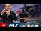 ABSTURZ VON DHL-FRACHTFLIEGER: Kanzler Scholz warnt vor vorschnellen Urteilen | WELT Livestream