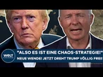 USA: "Also es ist eine Chaos-Strategie!" Neue Wende! Jetzt dreht Präsident Donald Trump völlig frei!