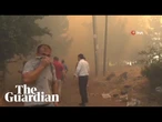 Firefighters battle deadly wildfires in Turkey