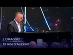 L’omaggio di Gigi D’Alessio al fondatore di Mediaset